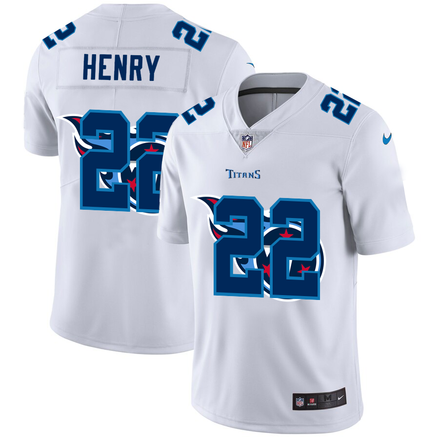 2020 New Men Tennessee Titans 22 Henry white Limited NFL Nike jerseys